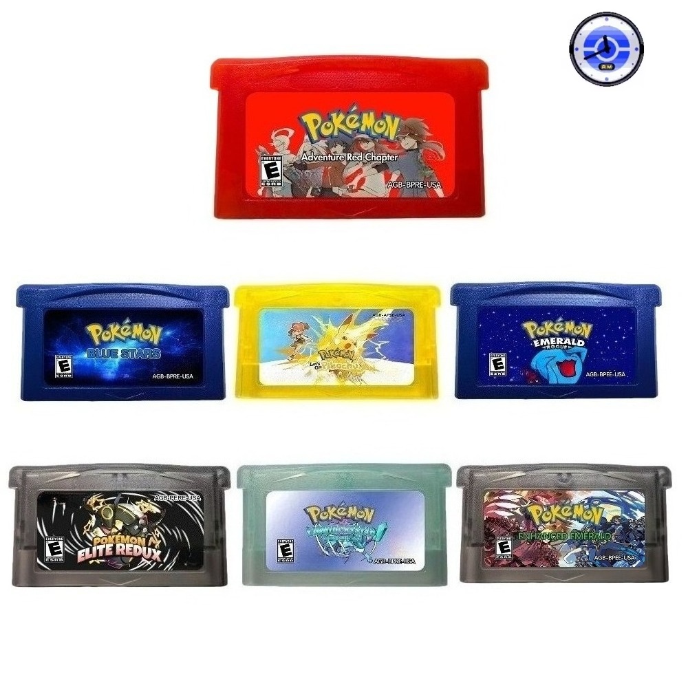 Rom Cartridge Flash - ตลับเกมภาษาอังกฤษ RTC Pokémon Blue Stars 4,