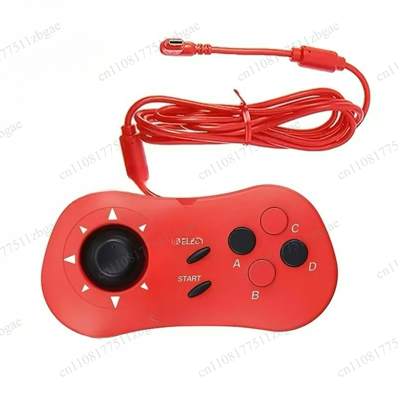 Retro Gaming Us - จอยสติ๊กเกมอาร์เคดขนาดเล็ก 15 พิน พร้อมปุ่มควบคุมแบบคลิกได้ จอยสติ๊กสำหรับเกมย้อนยุค อุปกรณ์เสริมสำหรับเปลี่ยนจอยสติ๊กเกม