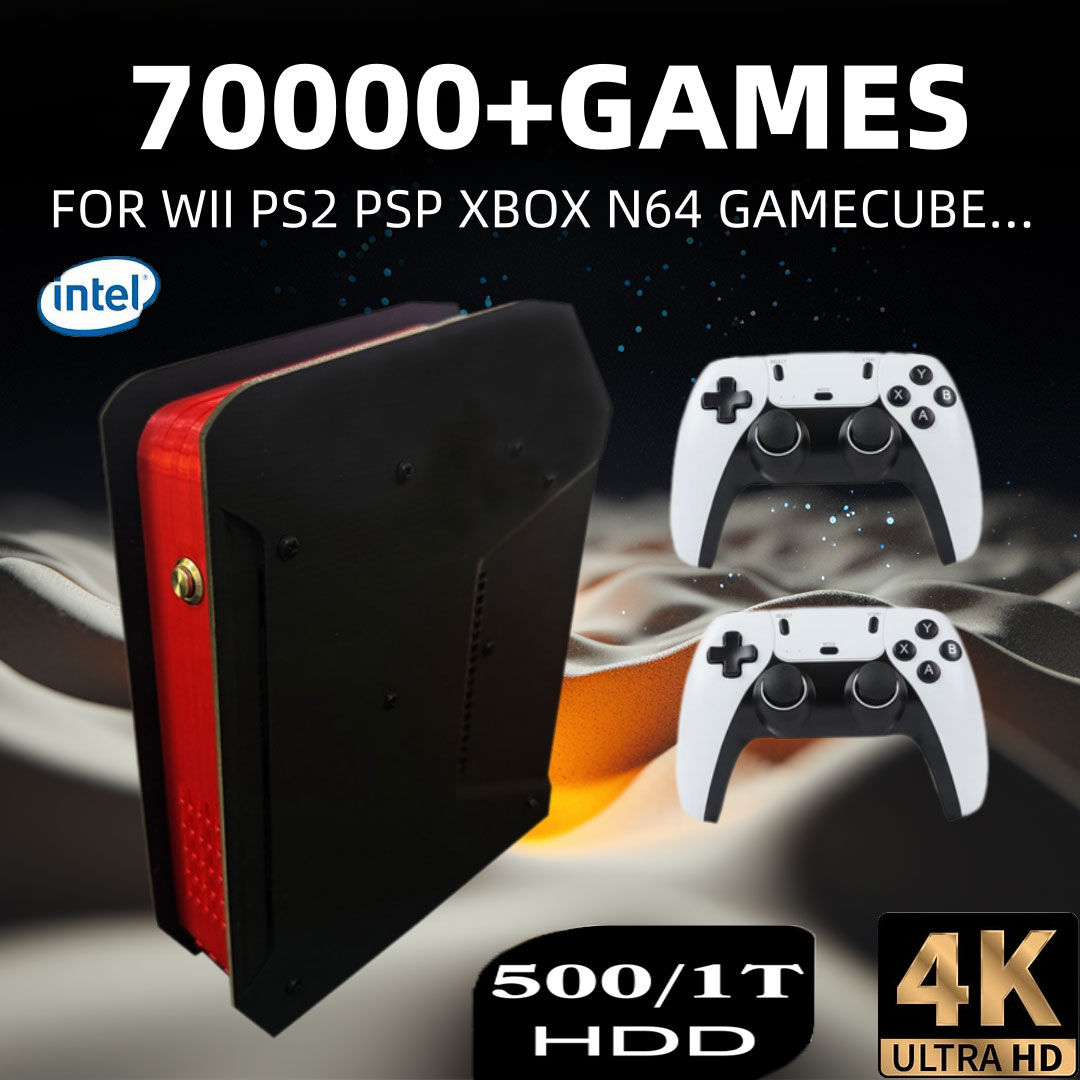 Retro Gaming Ps3 - X4 Retro คอนโซลวิดีโอเกม 1T Dual-ระบบและ I3-3110M
