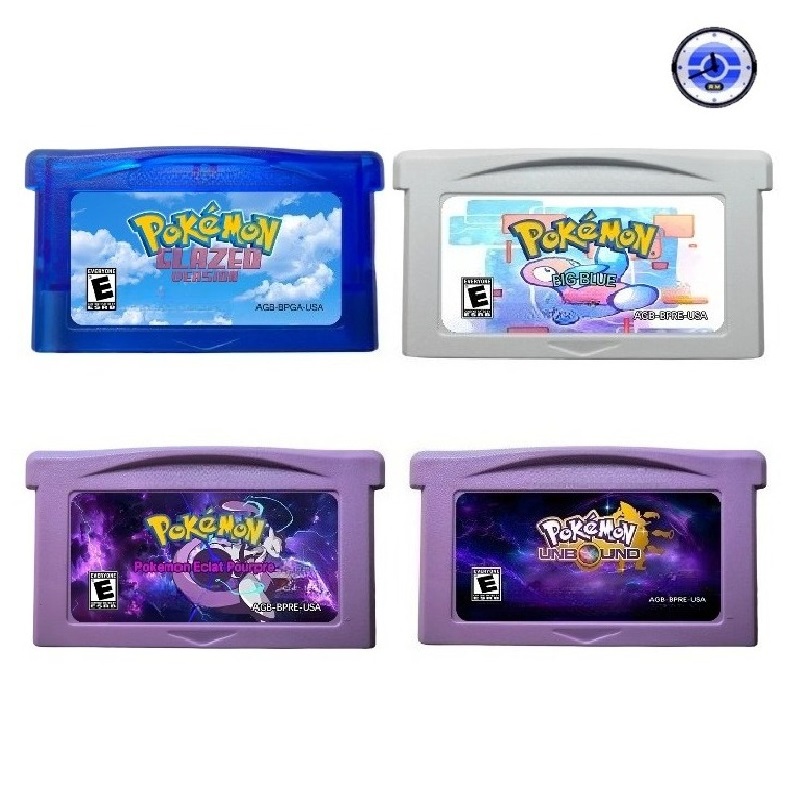 Rom Cartridge Flash - ตลับเกมภาษาอังกฤษ RTC Pokémon Big Blue, Eclat