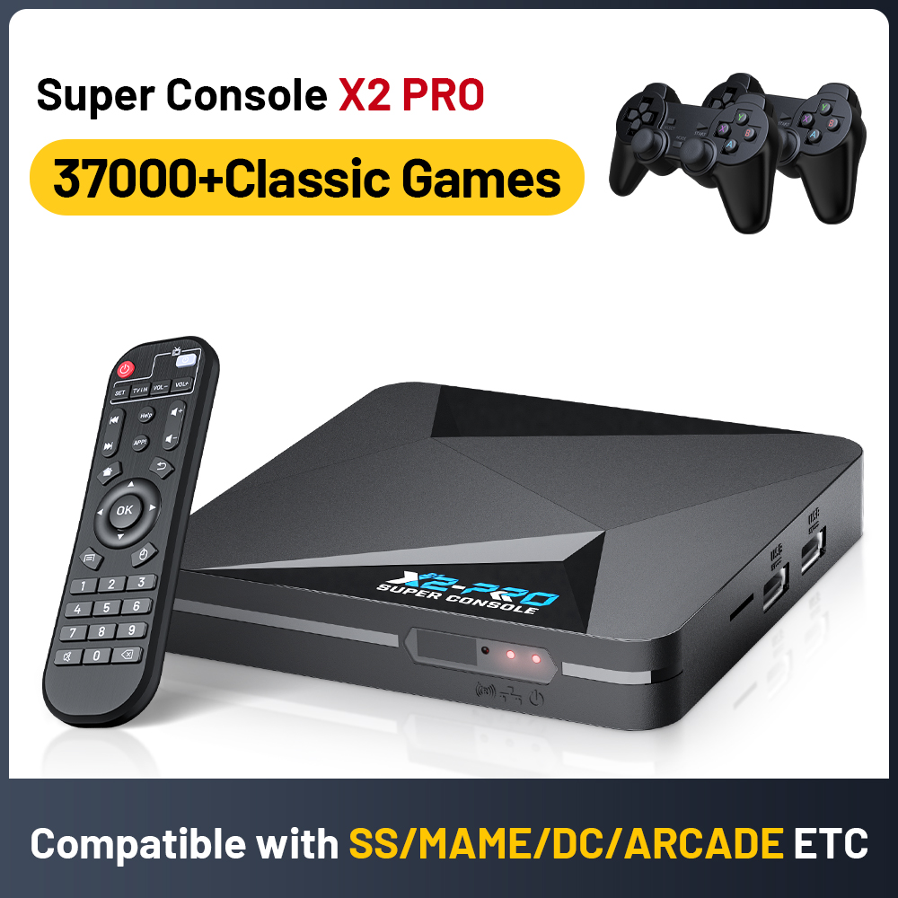 Retro Gaming X2 - คอนโซลวิดีโอเกมย้อนยุค KINHANK Super Console X2 Pro