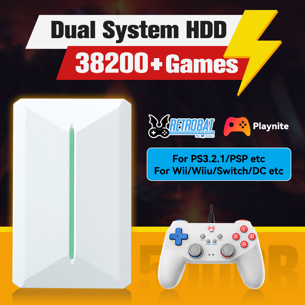 Retro Gaming Ps3 - Retrobat & Playnite ระบบ HDD คอนโซลเกม