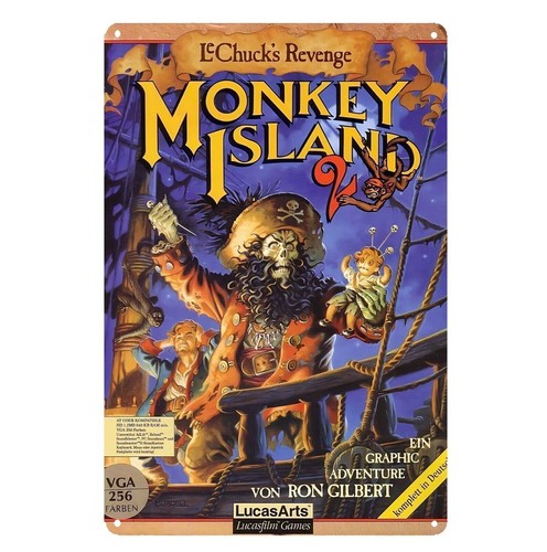 Retro Gaming Us - Monkey Island 2 Commodore Amiga วิดีโอเกมย้อนยุค