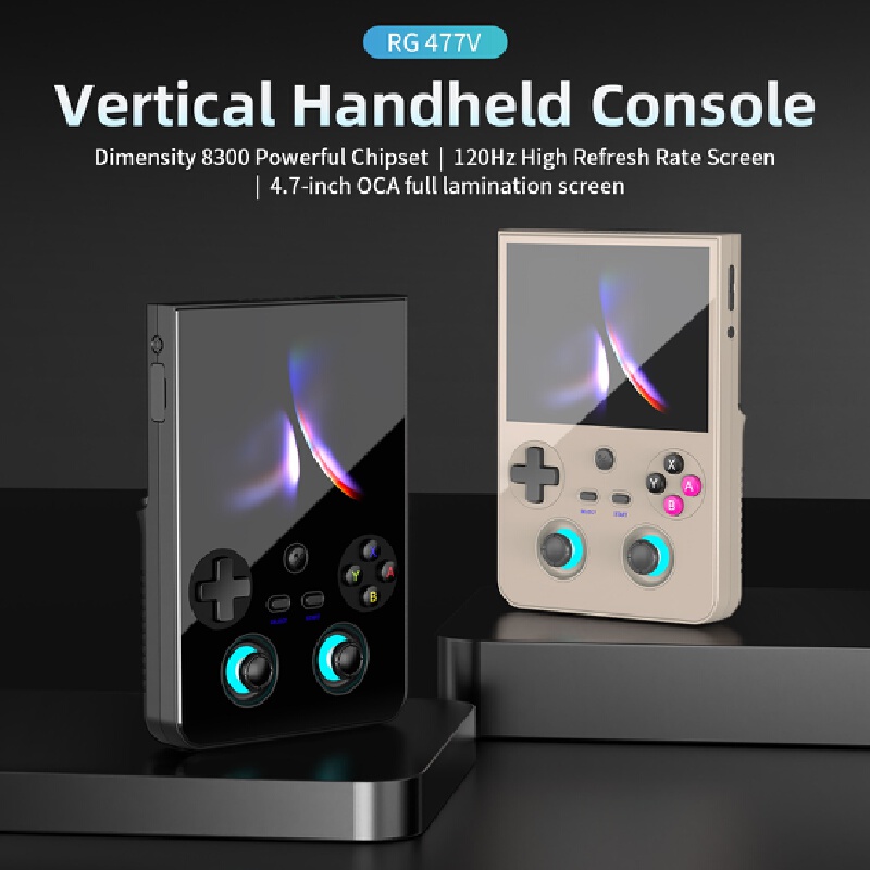 Retro Gaming For Tv - เครื่องเล่นเกมพกพา Rg477v อุปกรณ์เล่นเกมย้อนยุคแบบพกพา หน้าจอเต็มขนาด 4.7 นิ้ว