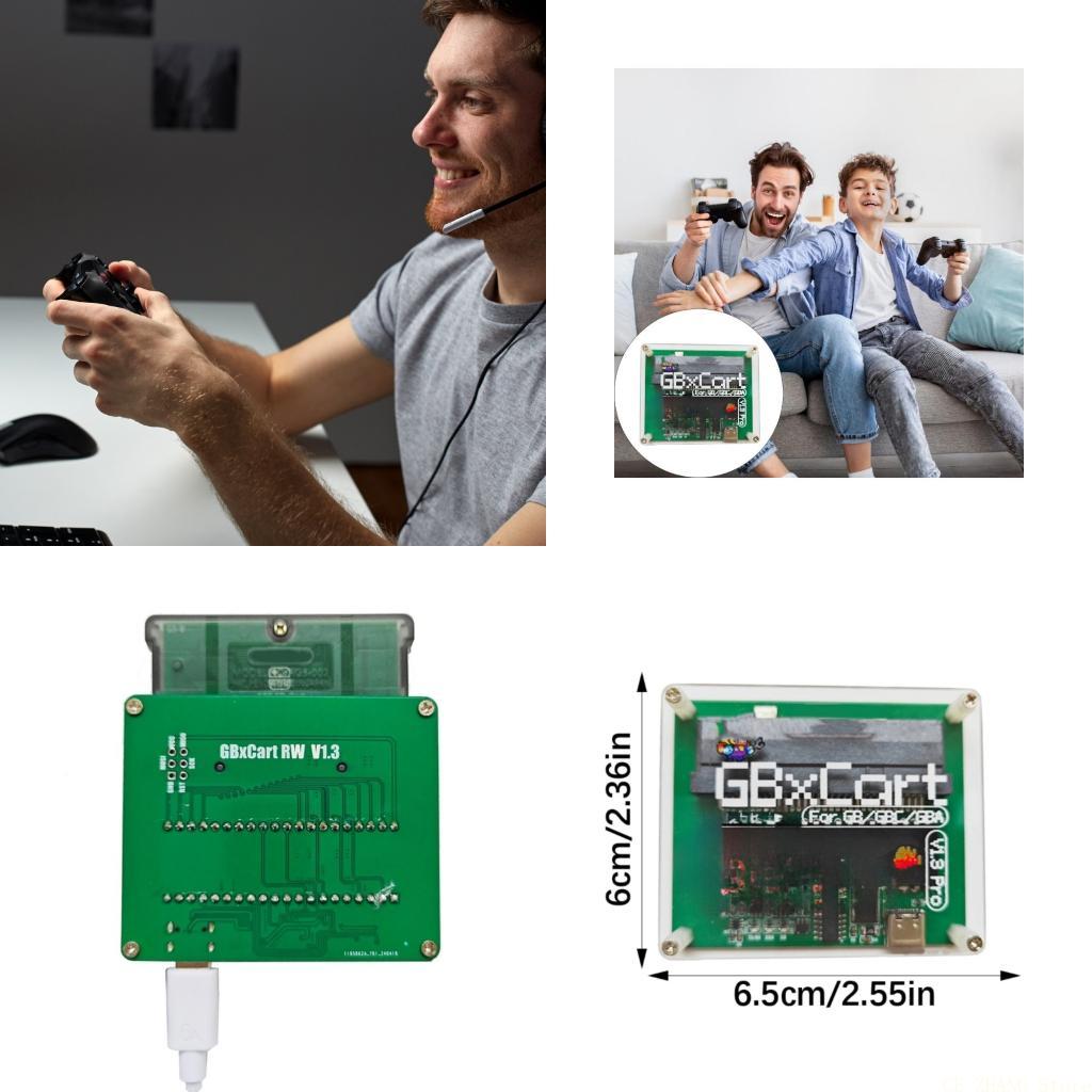 Rom Cartridge Flash - โปรแกรมเมอร์ชิปแฟลช E56B สำหรับการตรวจจับนักเขียน GameBoy ROM และบันทึกตลับเกม