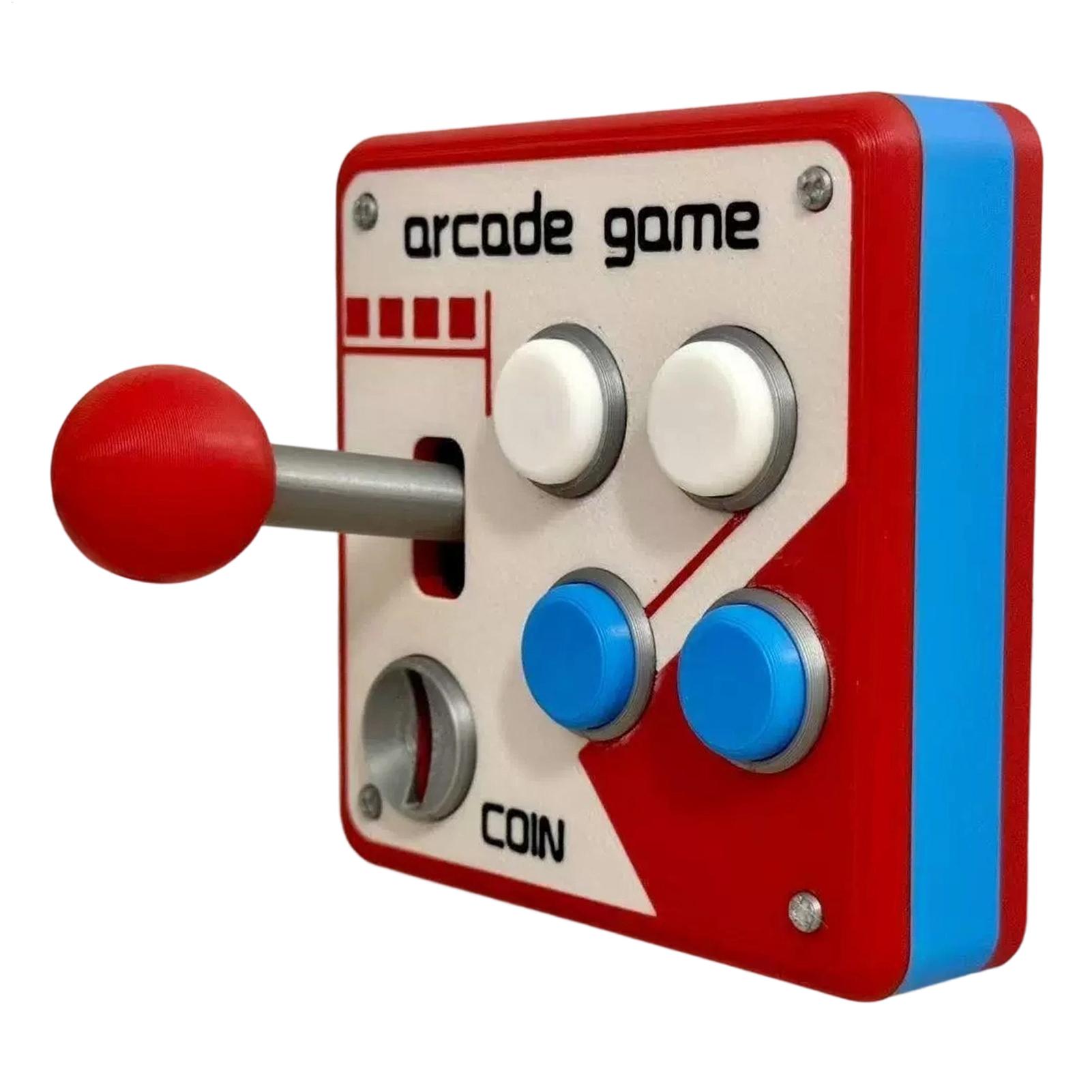 Retro Gaming Decor - ฝาครอบสวิตช์ไฟเกมอาร์เคดสไตล์เรโทรสุดสร้างสรรค์ ตกแต่งห้องเกมเมอร์สไตล์เรโทร แผ่นสวิตช์ติดผนังลายจอยสติ๊ก ตกแต่งบ้าน
