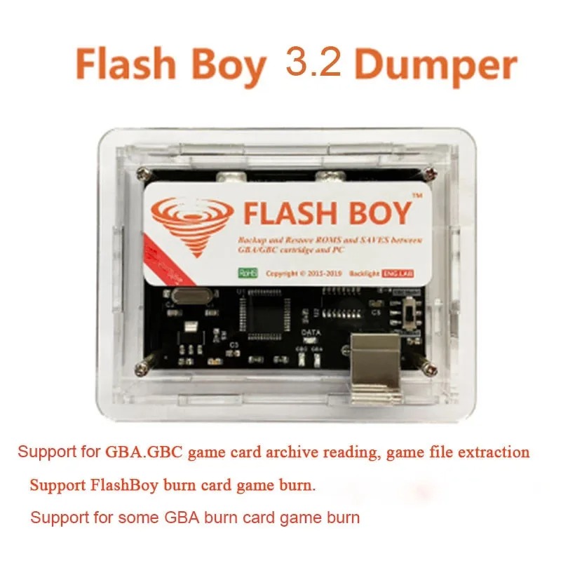 Rom Cartridge Flash - แฟลชบอย 3.2 ไซโคลน ดัมเปอร์ สำหรับเกมบอย GBC