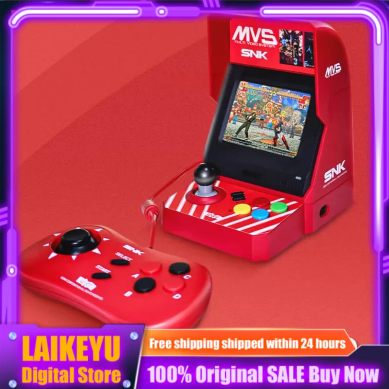 Retro Gaming For Tv - เครื่องเล่นเกม SNK MVS Mini แบบพกพา สไตล์จอยสติ๊ก