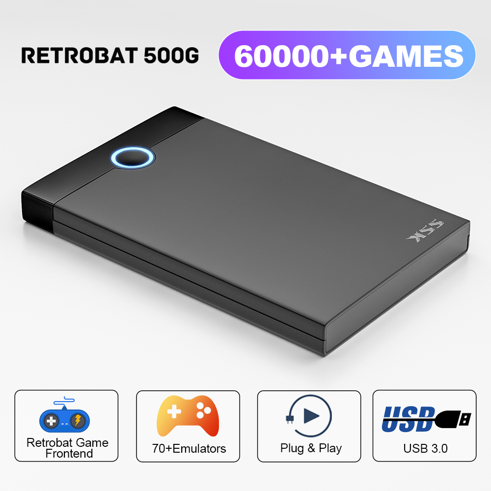 Retro Gaming Ps3 - KINHANK Super Console X Retrobat เกมฮาร์ดดิสก์