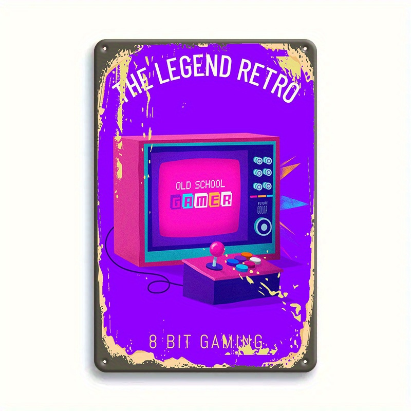 ป้ายโลหะเกมย้อนยุค 8 บิต - ศิล - Retro Gaming Lounge บทวิจารณ์และราคา