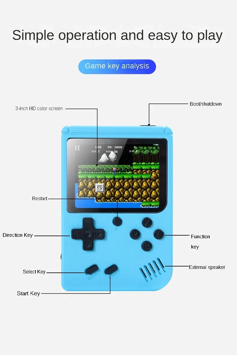 เครื่องเล่นเกมอาร์เคดแบบพกพา จ - Retro Gaming For Tv บทวิจารณ์และราคา