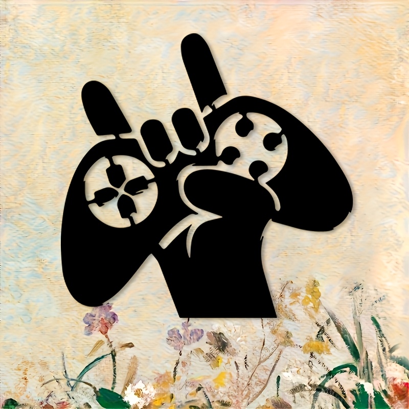 งานศิลปะติดผนังโลหะรูปคอนโทรลเ - Retro Gaming Decor บทวิจารณ์และราคา
