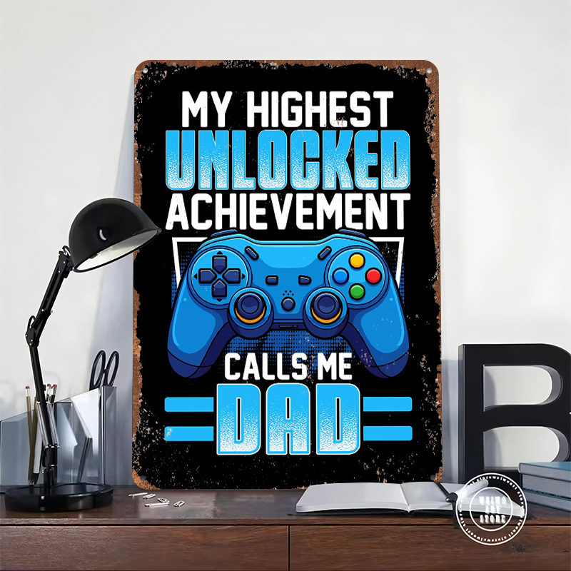 ป้ายโลหะตกแต่งผนังลายเกมมิ่งแด - Retro Gaming Achievements บทวิจารณ์และราคา