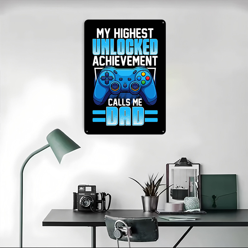 ป้ายโลหะตกแต่งผนังลายเกมมิ่งแด - Retro Gaming Achievements บทวิจารณ์และราคา