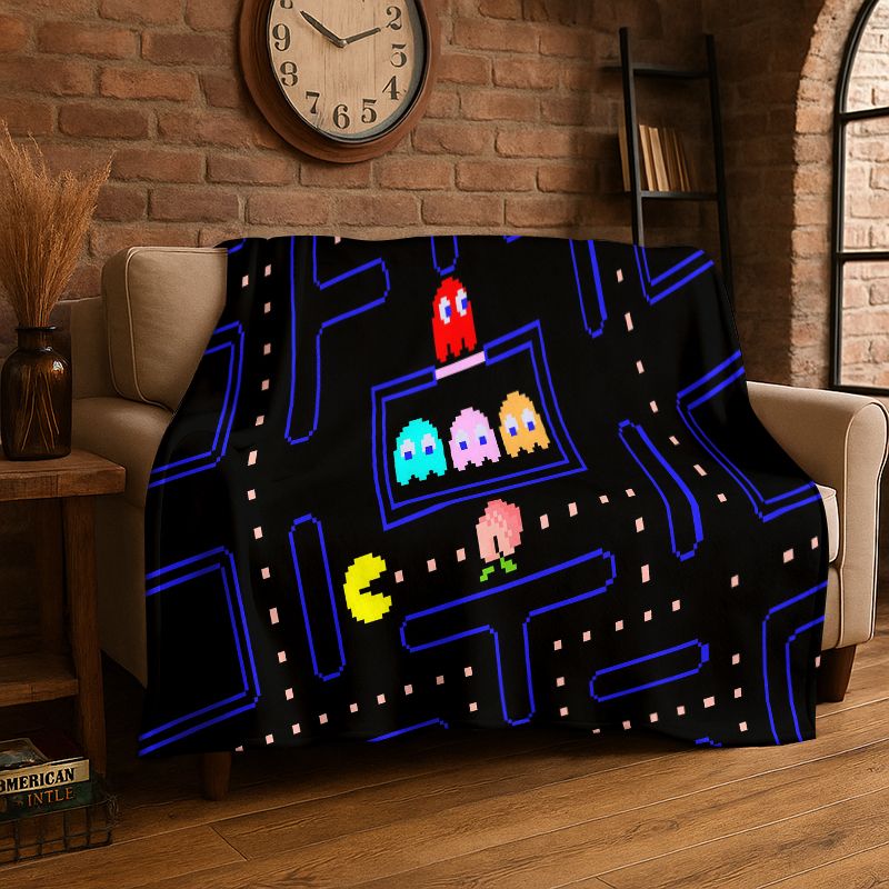 ผ้าห่มนุ่มลายเกมเรโทรพีแพ็คแมน - Retro Gaming Lounge บทวิจารณ์และราคา