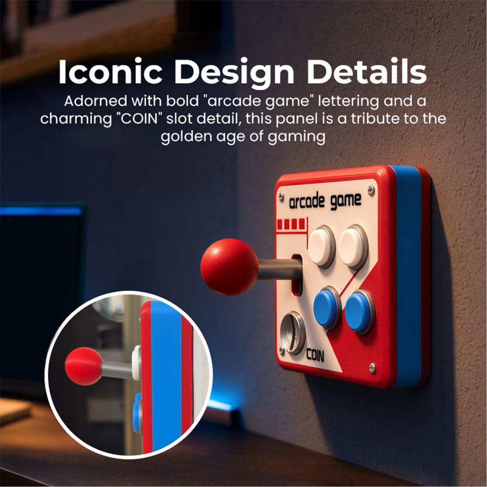 ฝาครอบสวิตช์ไฟเกมอาร์เคดสไตล์เ - Retro Gaming Decor บทวิจารณ์และราคา