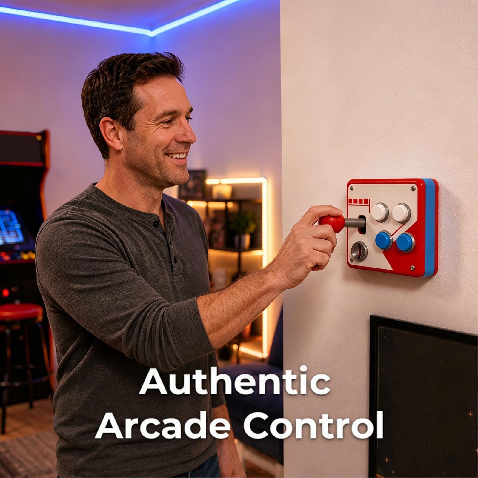 ฝาครอบสวิตช์ไฟเกมอาร์เคดสไตล์เ - Retro Gaming Decor บทวิจารณ์และราคา