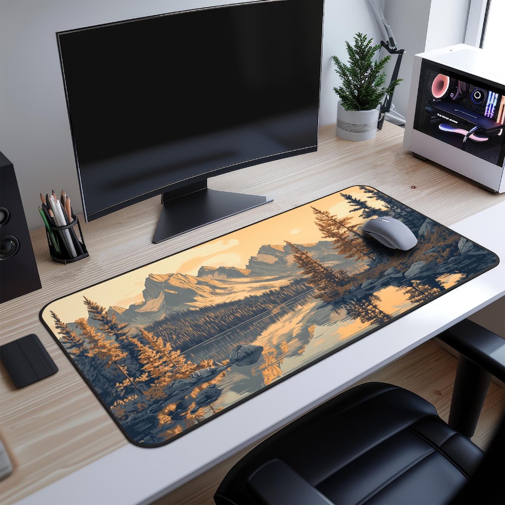 แผ่นรองเมาส์ขนาดใหญ่ลายภูเขาสไ - Retro Gaming Xl บทวิจารณ์และราคา
