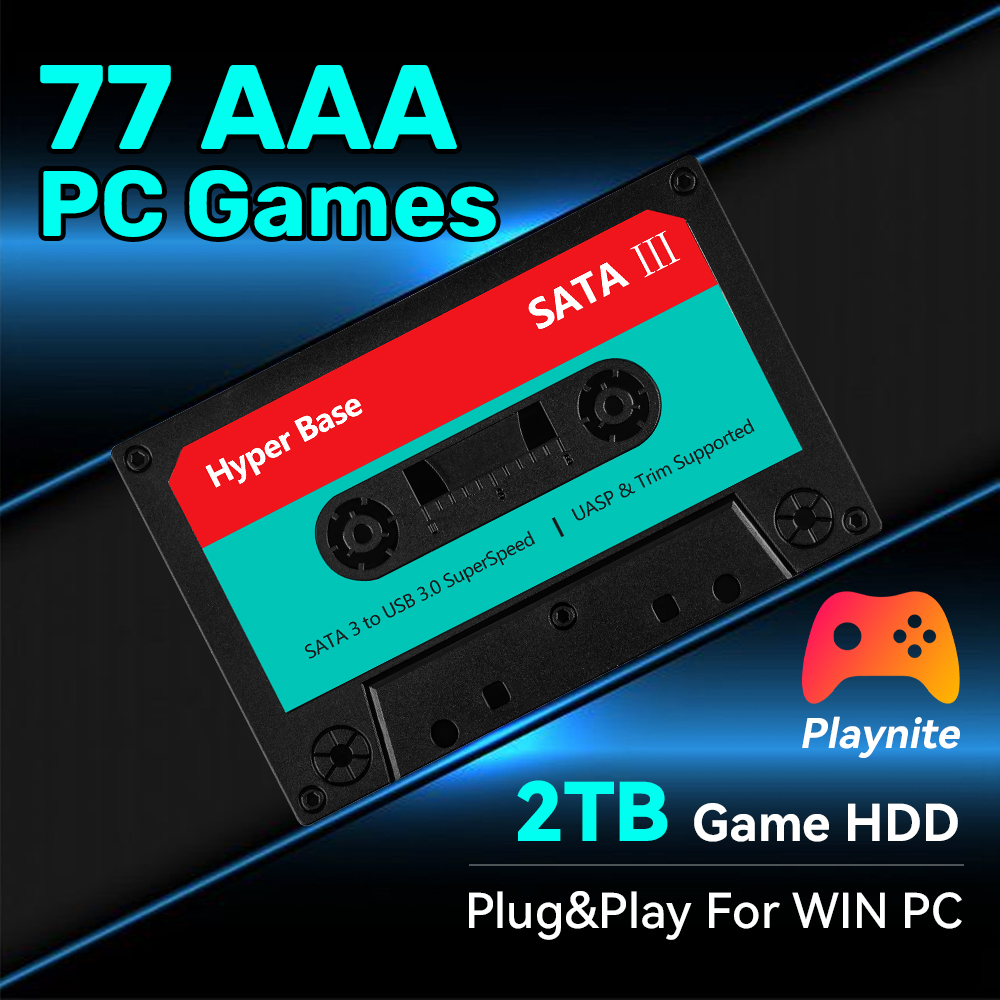 ฮาร์ดไดรฟ์เกม 2TB พร้อมเกม PC  - Retro Gaming Ps3 บทวิจารณ์และราคา
