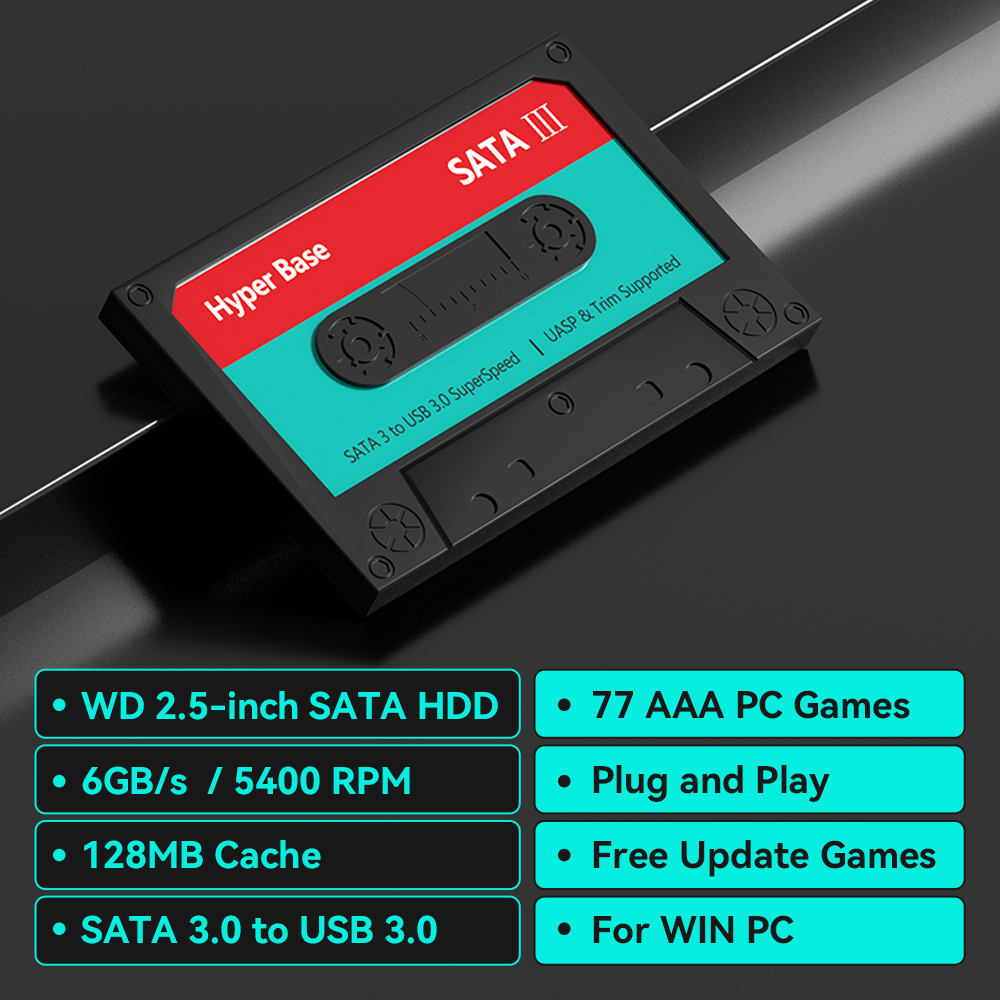 ฮาร์ดไดรฟ์เกม 2TB พร้อมเกม PC  - Retro Gaming Ps3 บทวิจารณ์และราคา