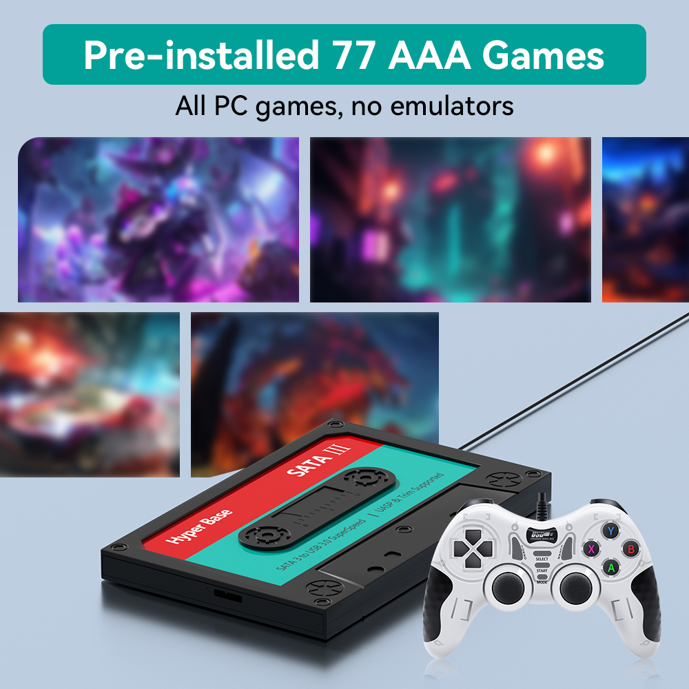 ฮาร์ดไดรฟ์เกม 2TB พร้อมเกม PC  - Retro Gaming Ps3 บทวิจารณ์และราคา