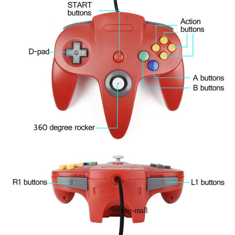 N64 Controller คลาสสิก USB แบบ - Retro X8 Gaming Console บทวิจารณ์และราคา