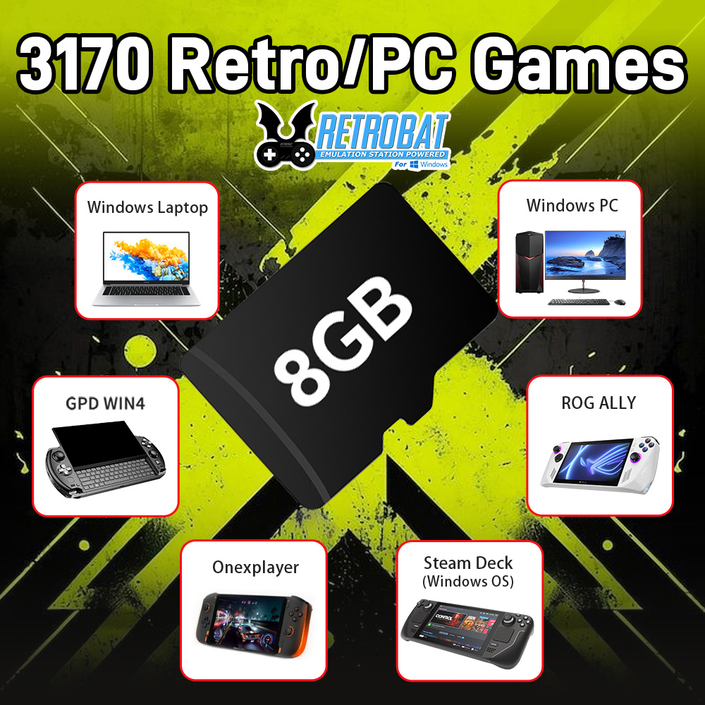 8GB เกม TF Card 3170 Retro/เกม - Retro X8 Gaming Console บทวิจารณ์และราคา