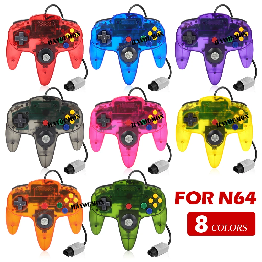 ใหม่แบบมีสายGamepadสําหรับN64  - Retro Gaming Joystick บทวิจารณ์และราคา